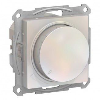 Светорегулятор (диммер) поворотно-нажимной, 630Вт Жемчуг AtlasDesign