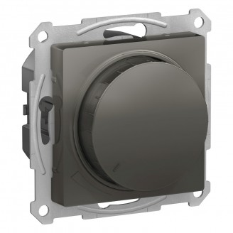Светорегулятор (диммер) поворотно-нажимной, 630Вт Сталь AtlasDesign