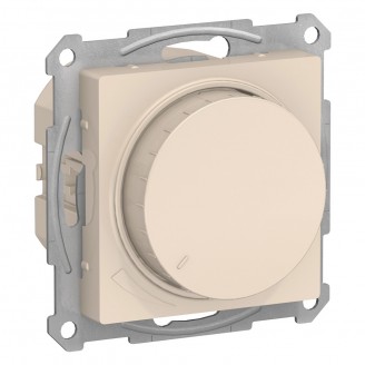 Светорегулятор (диммер) поворотно-нажимной, 315Вт Бежевый AtlasDesign