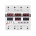 Реле напряжения 3 фазное с контролем тока MRVA-3-63A