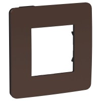 Рамка 1-я Шоколад/Антрацит Unica Studio Color (NU280217)
