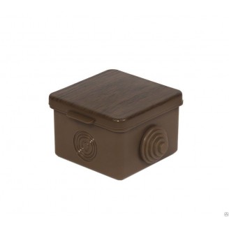 Коробка распаячная ОП 65х65х50мм бук TDM IP54